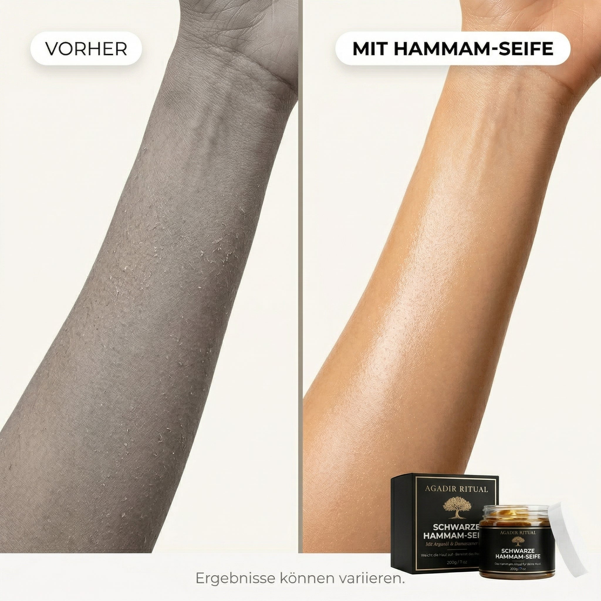 Agadir Ritual™ Schwarze Hammam-Seife