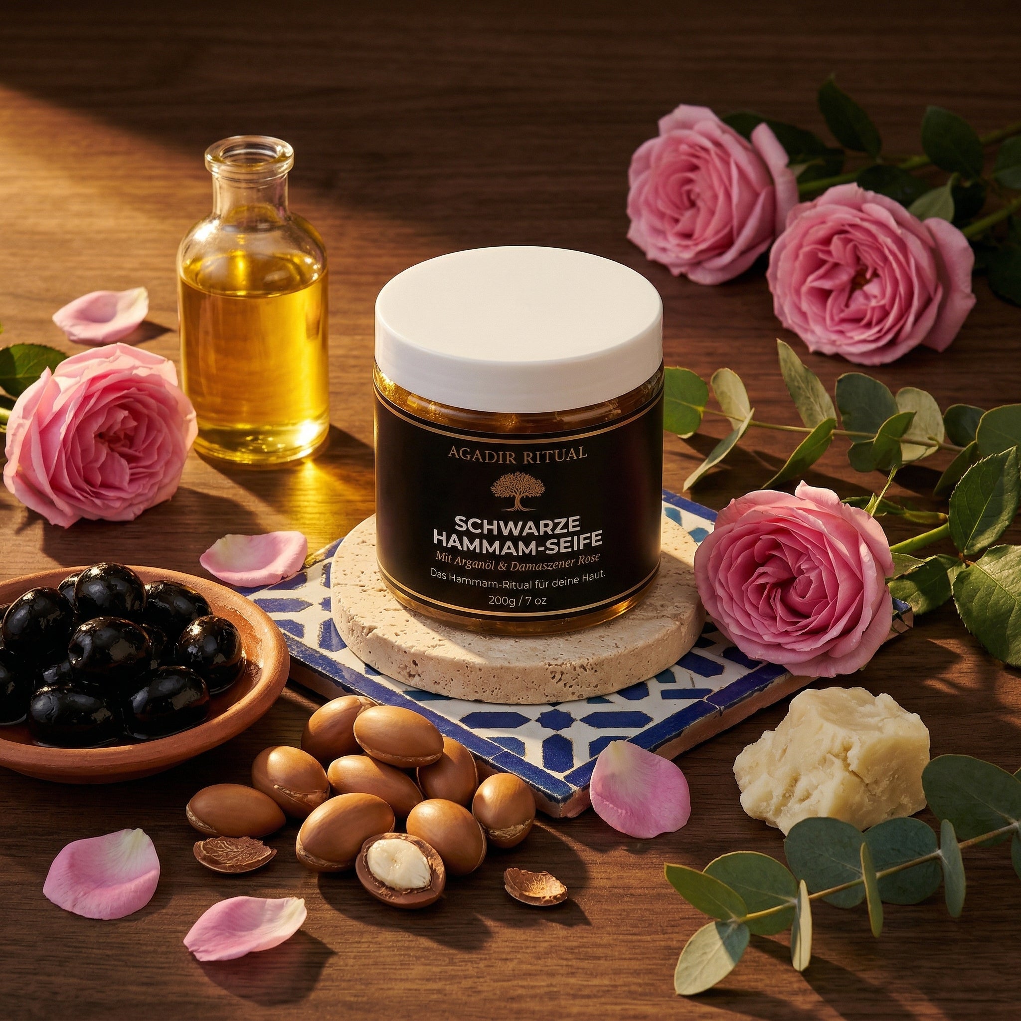 Agadir Ritual™ Schwarze Hammam-Seife