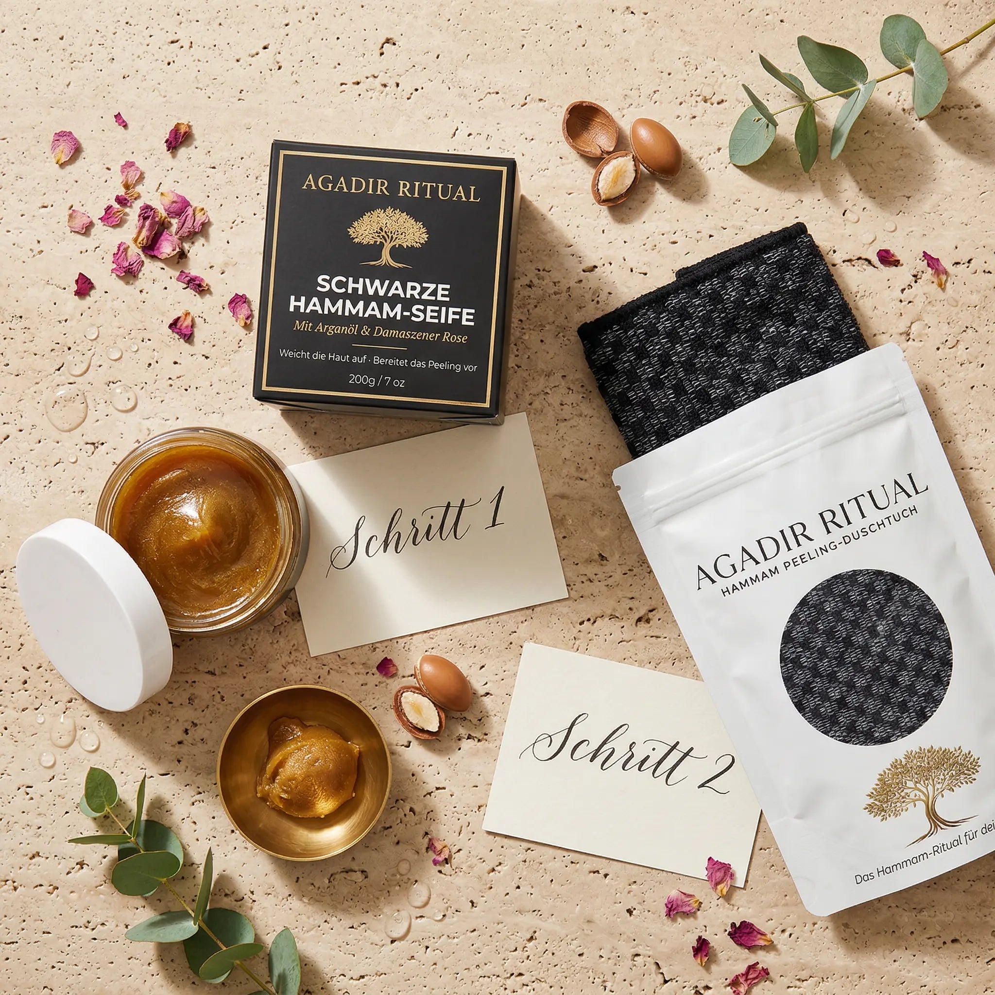 Agadir Ritual™ Schwarze Hammam-Seife