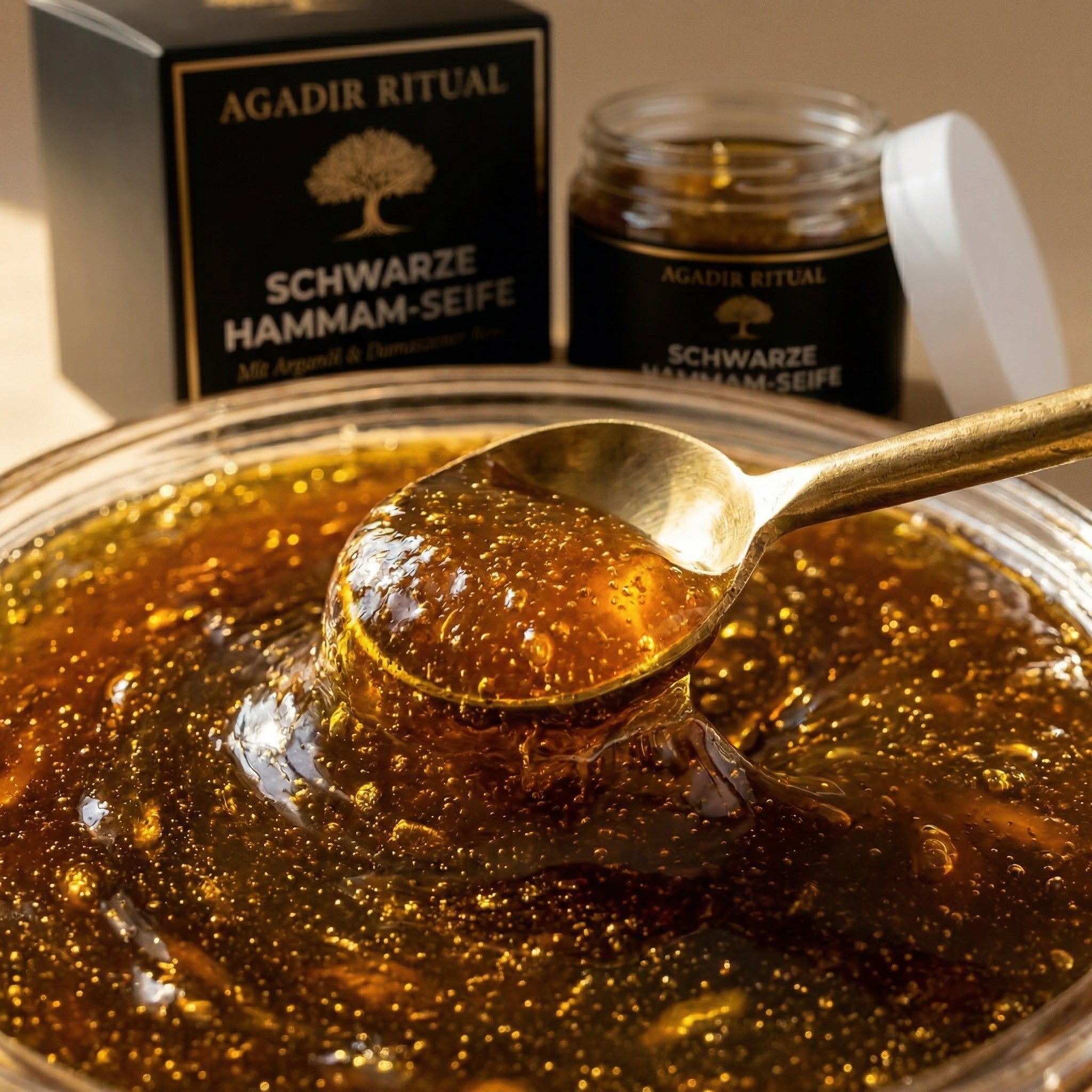 Agadir Ritual™ Schwarze Hammam-Seife